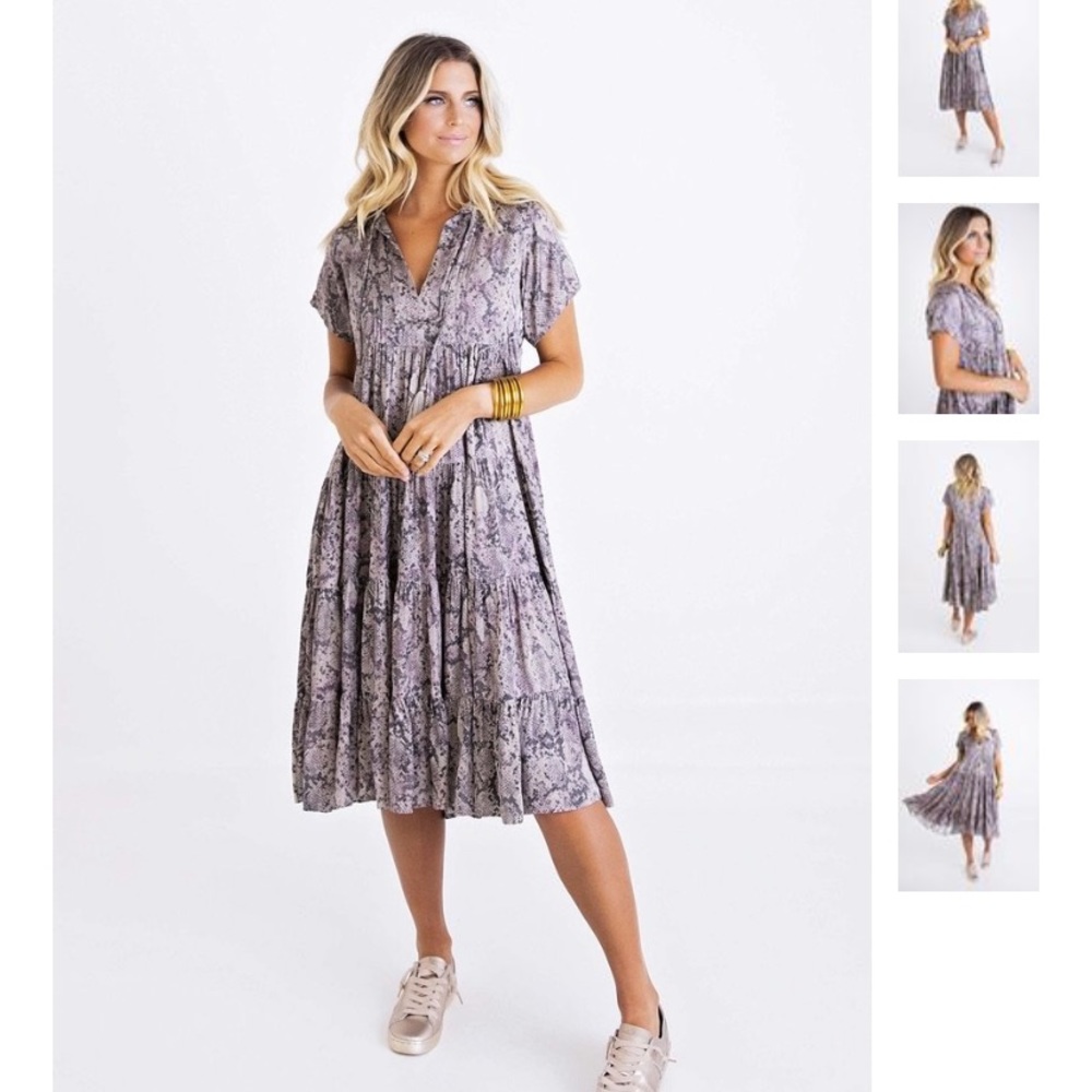 Karlie snake midi dress. NWT. originally paid $178